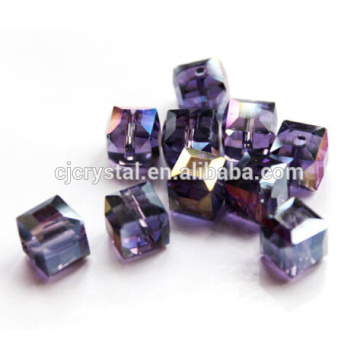 lovely style lampwork glass beads wholesale square glass bead